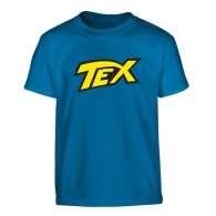 Abbigliamento - T-shirt - tex - giallo su blu: Taglia xxl