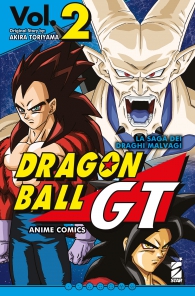 Fumetto - Dragon ball - gt - anime comics n.2: La saga dei draghi malvagi