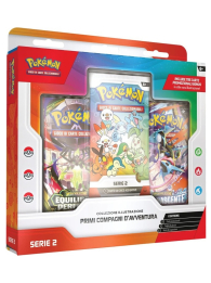 Box pokemon: Collezione illustrazione - primi compagni d'avventura - serie 2
