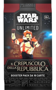 Busta star wars unlimited - il crepuscolo della repubblica
